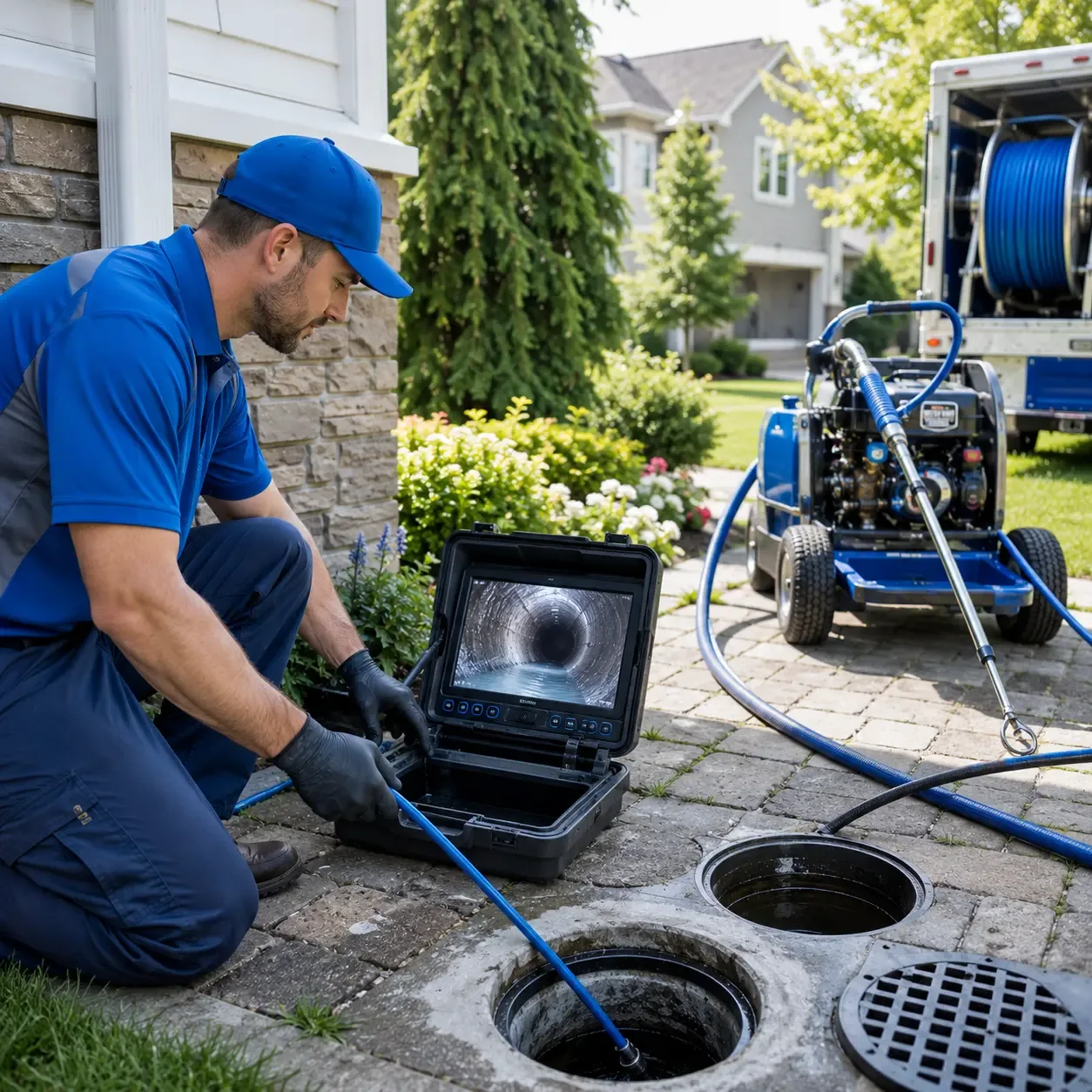 Outdoor drain cleaning professionals serving Tivoli, TX